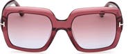 TOM FORD Kaya 54mm Square Sunglasses