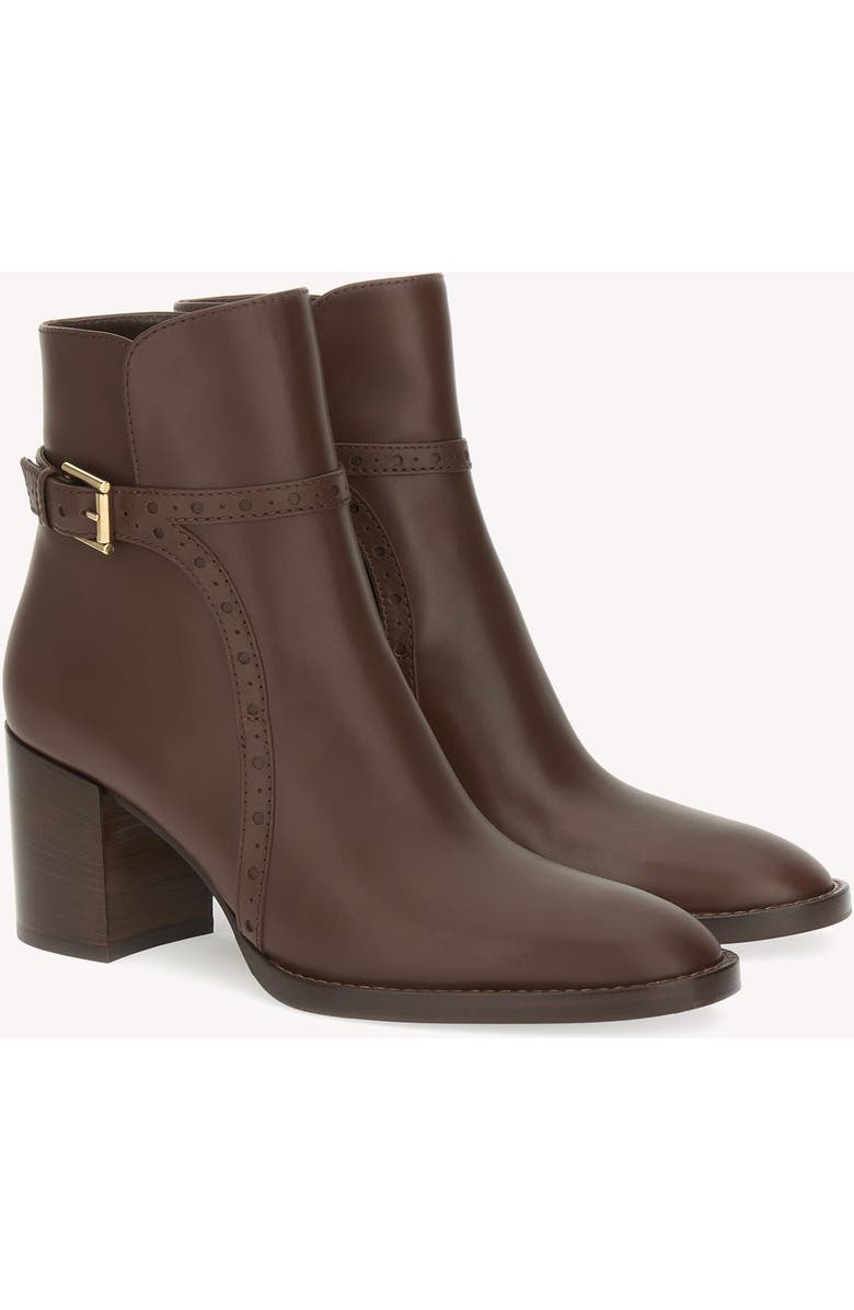 Gianvito Rossi Fes Bootie Booties, Alternate, color, Brown Calf Leather