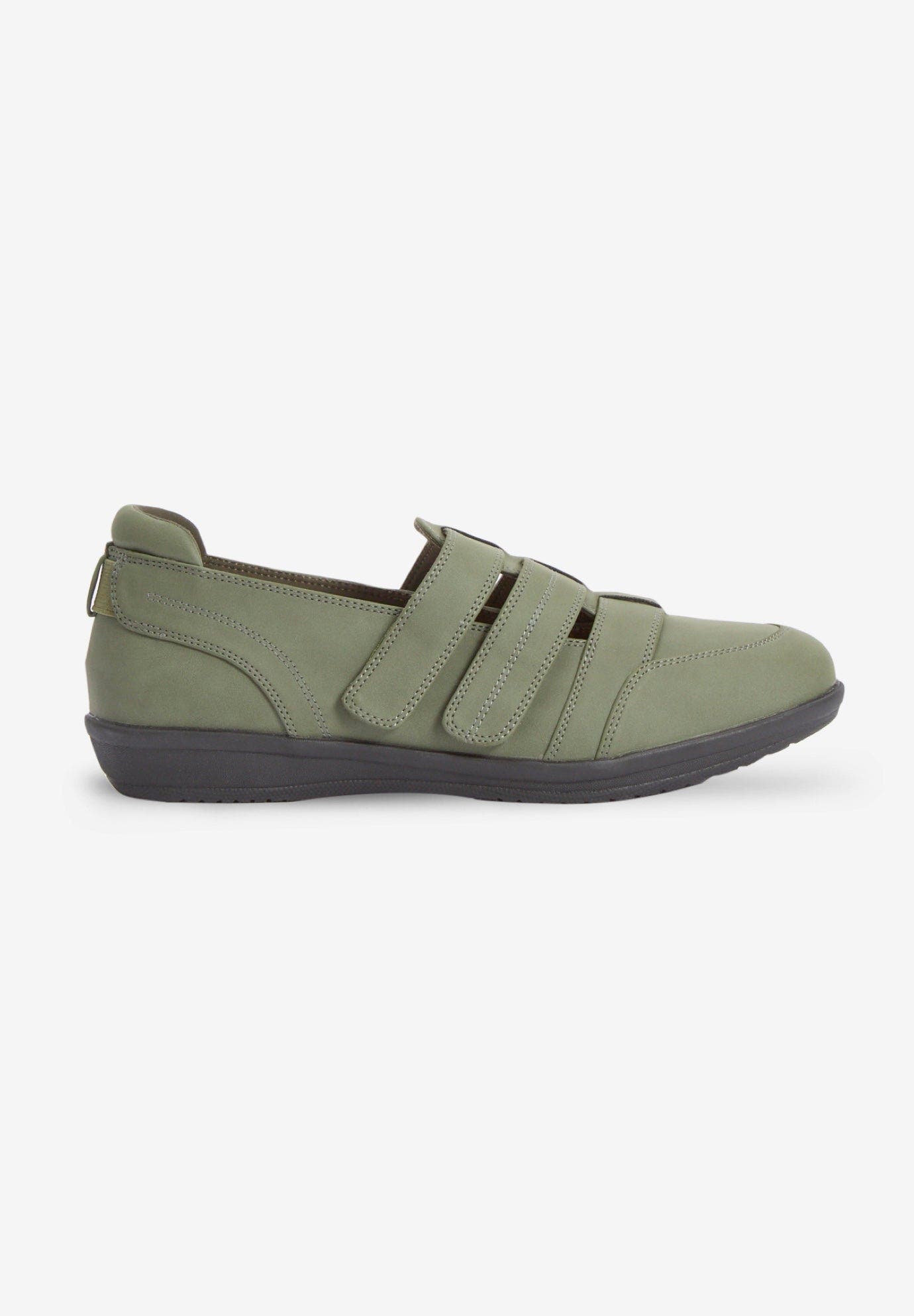 The Ellis Orthotic Flat, Alternate, color, DARK MOSS