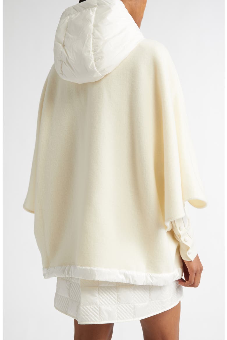 Classic Hooded Virgin Wool & Cashmere Cape, Alternate, color, PASTEL YELLOW