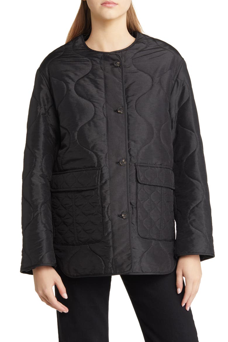Women's Foxi Liner Jacket, Alternate, color, BLACK