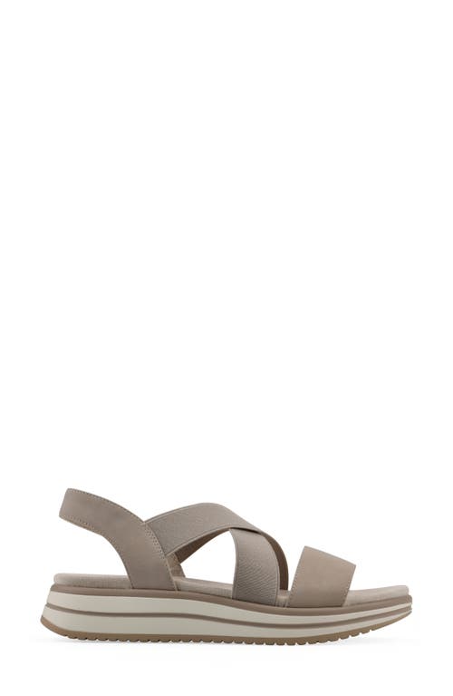 Cliffs By White Mountain Hapley Athleisure Sandal In Taupe Nubuck