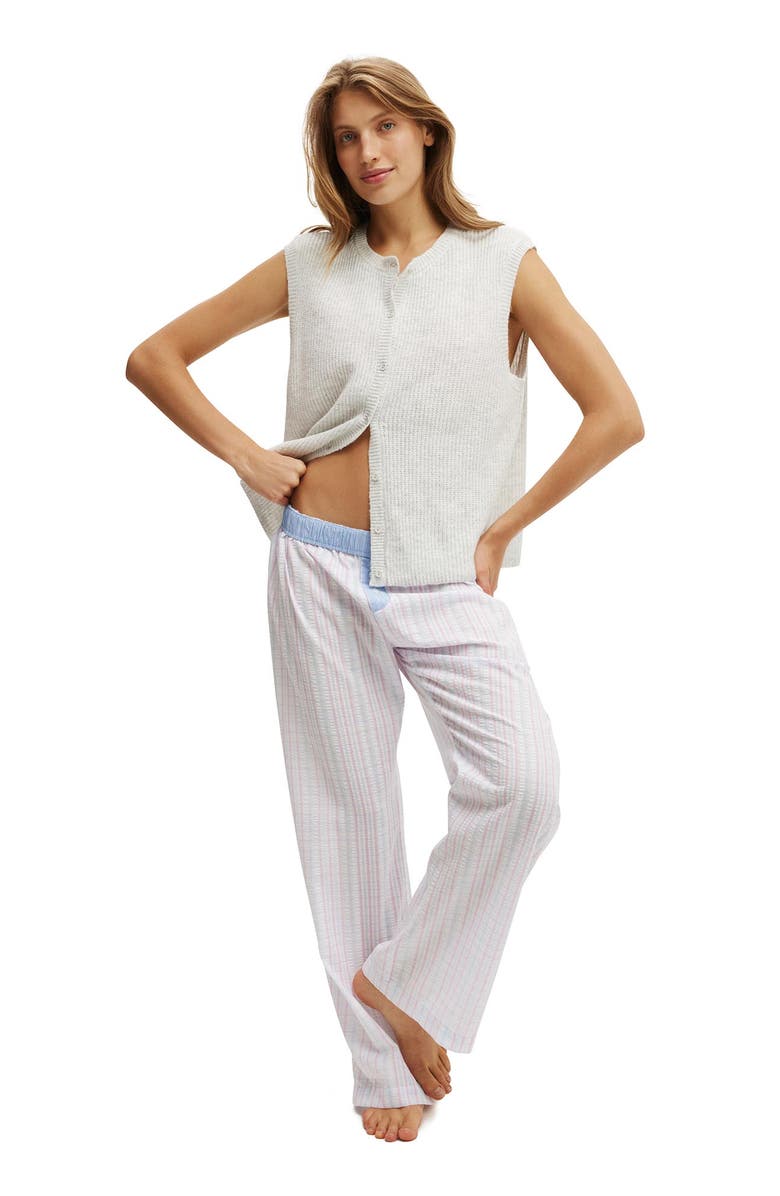 COTTON ON BODY Women's Knit Button Up Vest, Alternate, color, 