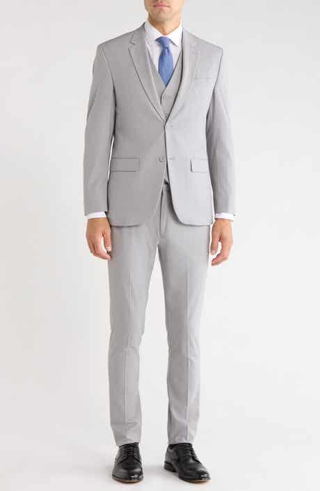Regular Fit Four-Way Stretch 3-Piece Suit