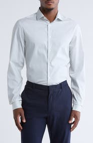 Calvin Klein Slim Fit Stretch Cotton Dress Shirt
