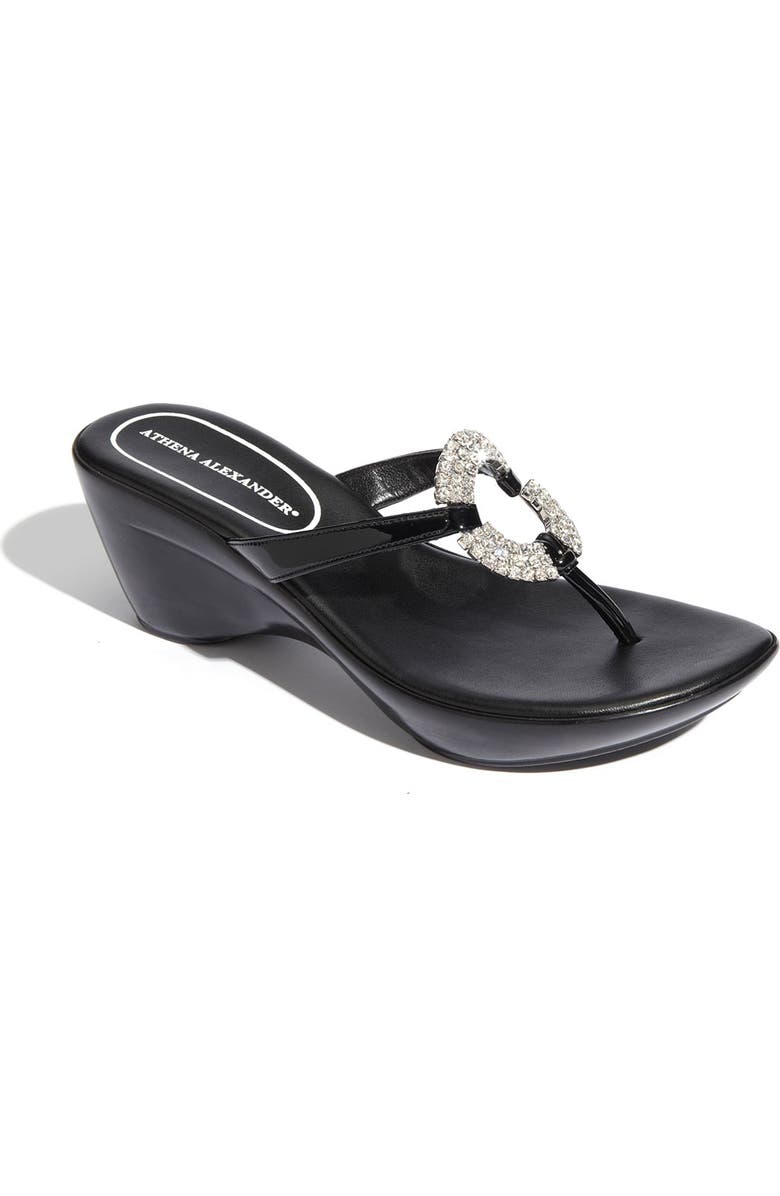 Athena Alexander Athena Alexandra 'Sabrina' Wedge Sandal, Main, color,