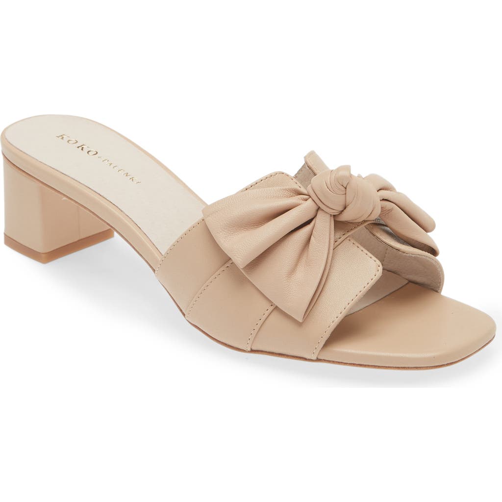 KOKO + PALENKI Sidney 2 Sandal in Nude Leather