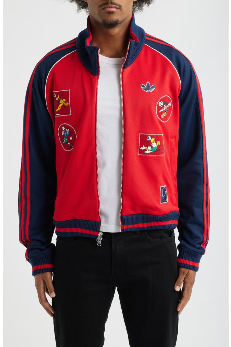 x Brain Dead Track Jacket, Main, color, BETTER SCARLET
