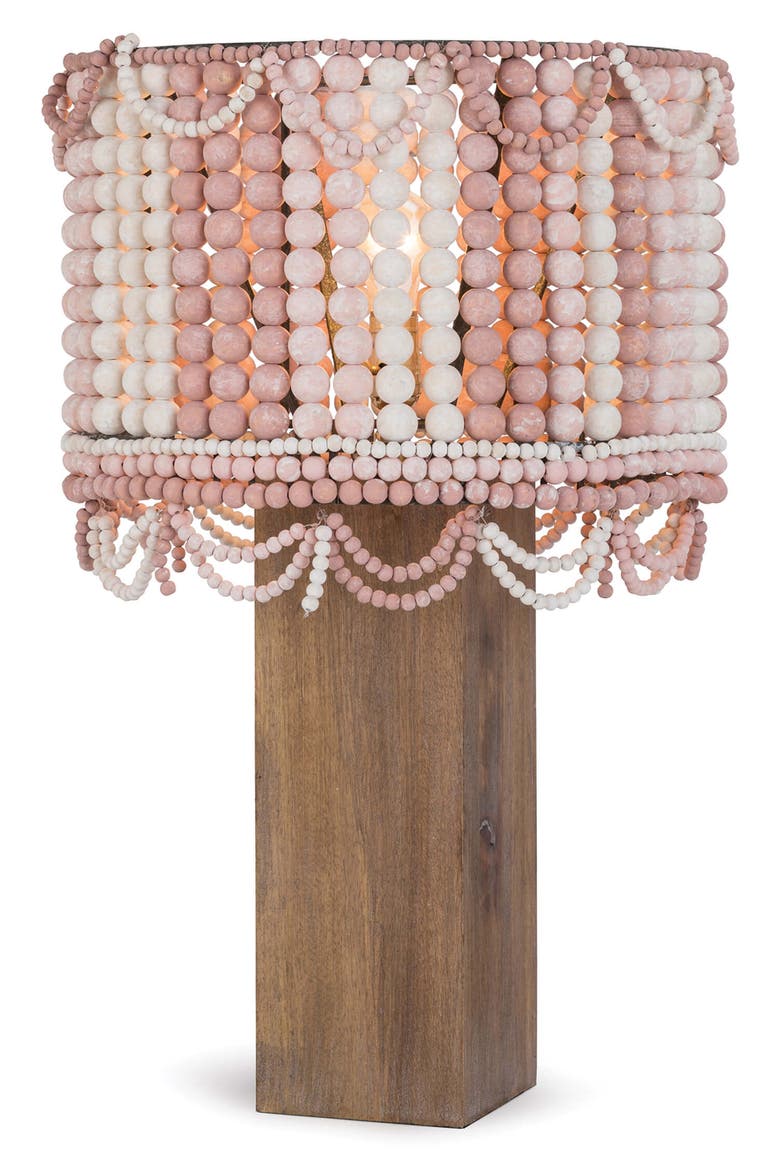 Design Malibu Table Lamp, Main, color, WEATHERED PINK