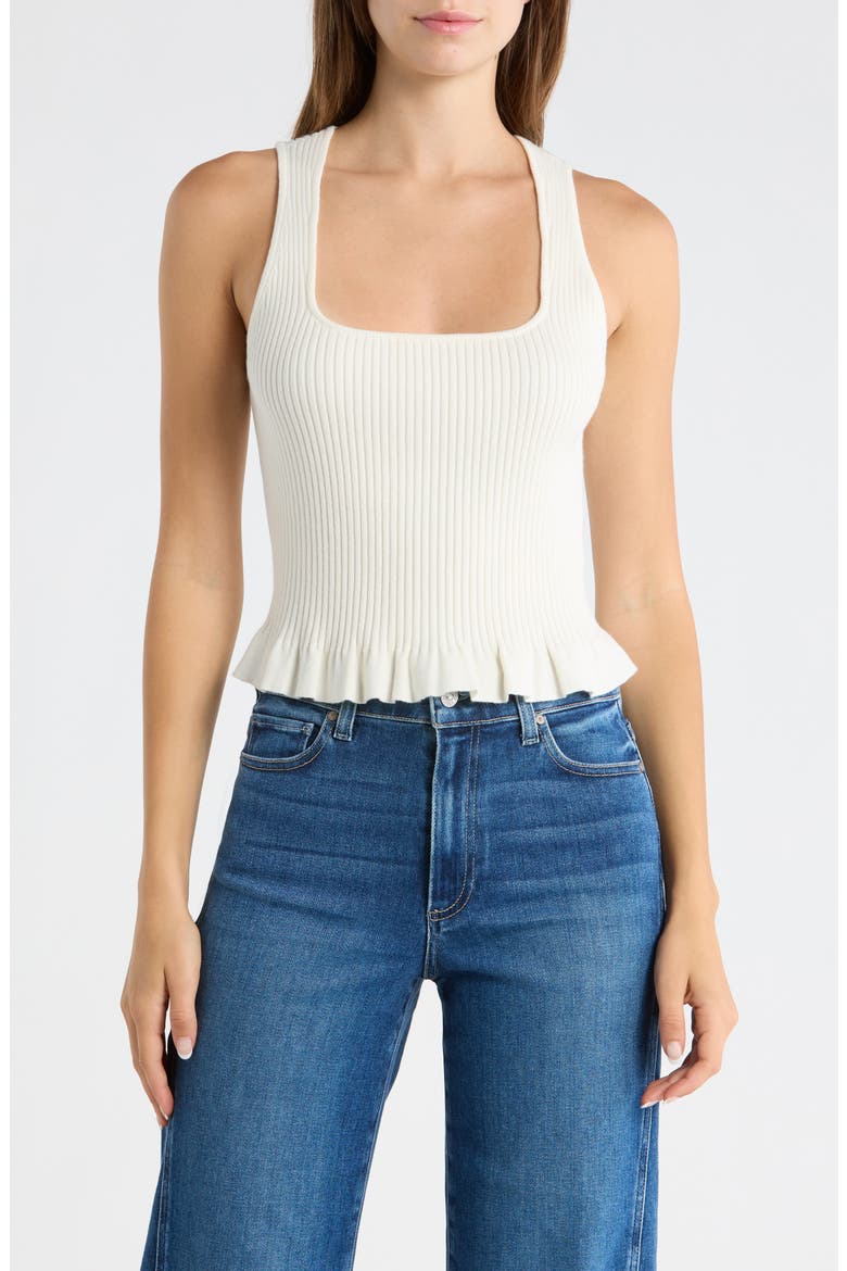 Bronwyn Rib Tank, Main, color, IVORY
