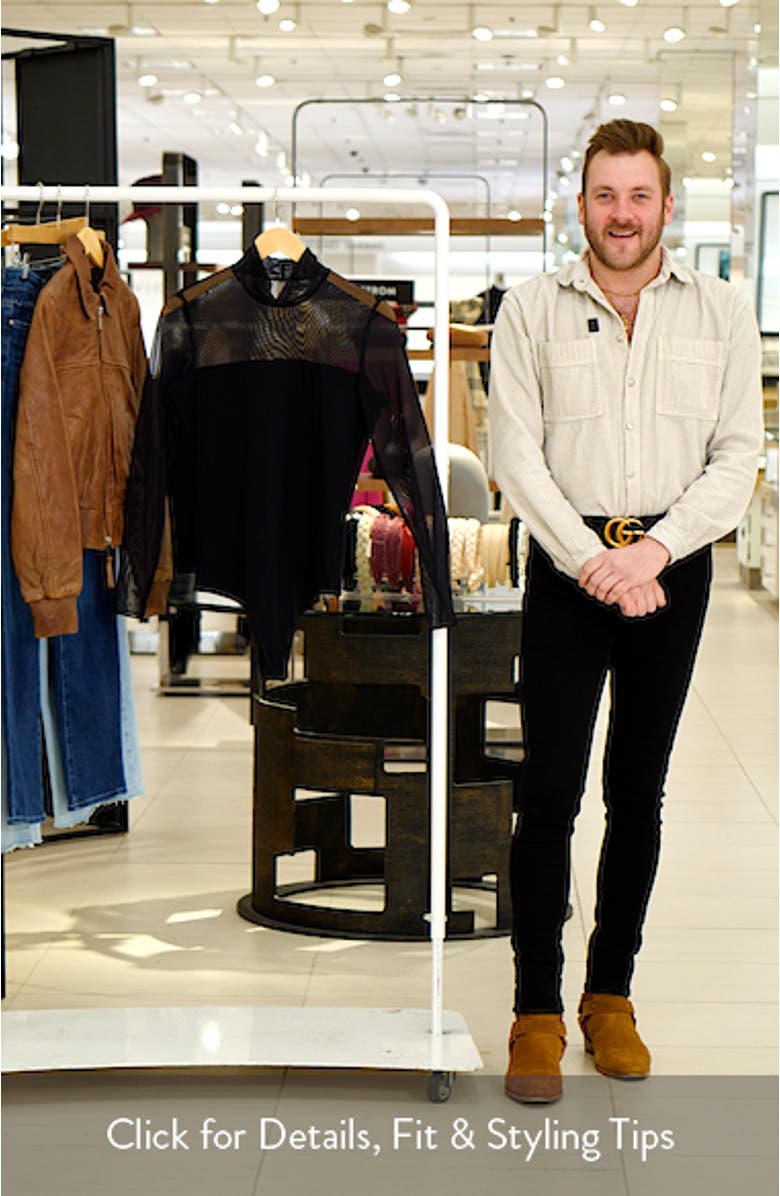 Illusion Long Sleeve Bodysuit, sales video thumbnail