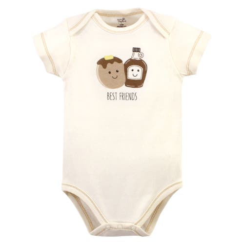 Touched By Nature Organic Cotton Bodysuits In Neutral