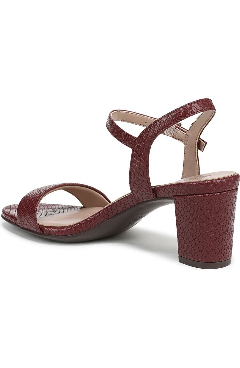 Naturalizer Bristol Sandal - Wide Width Available, Alternate, color, Cranberry Red Faux Leather