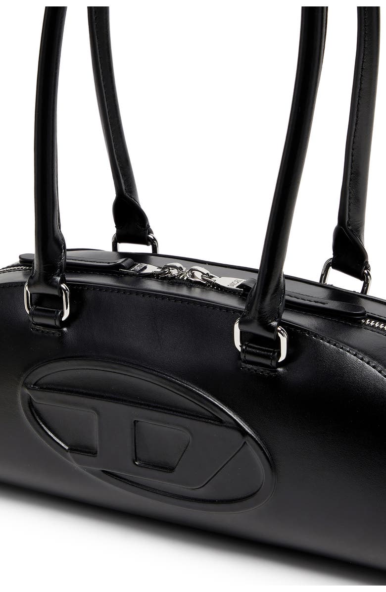 DIESEL<sup>®</sup> 1DR 2.0 Dome East/West Leather Shoulder Bag, Alternate, color, Black