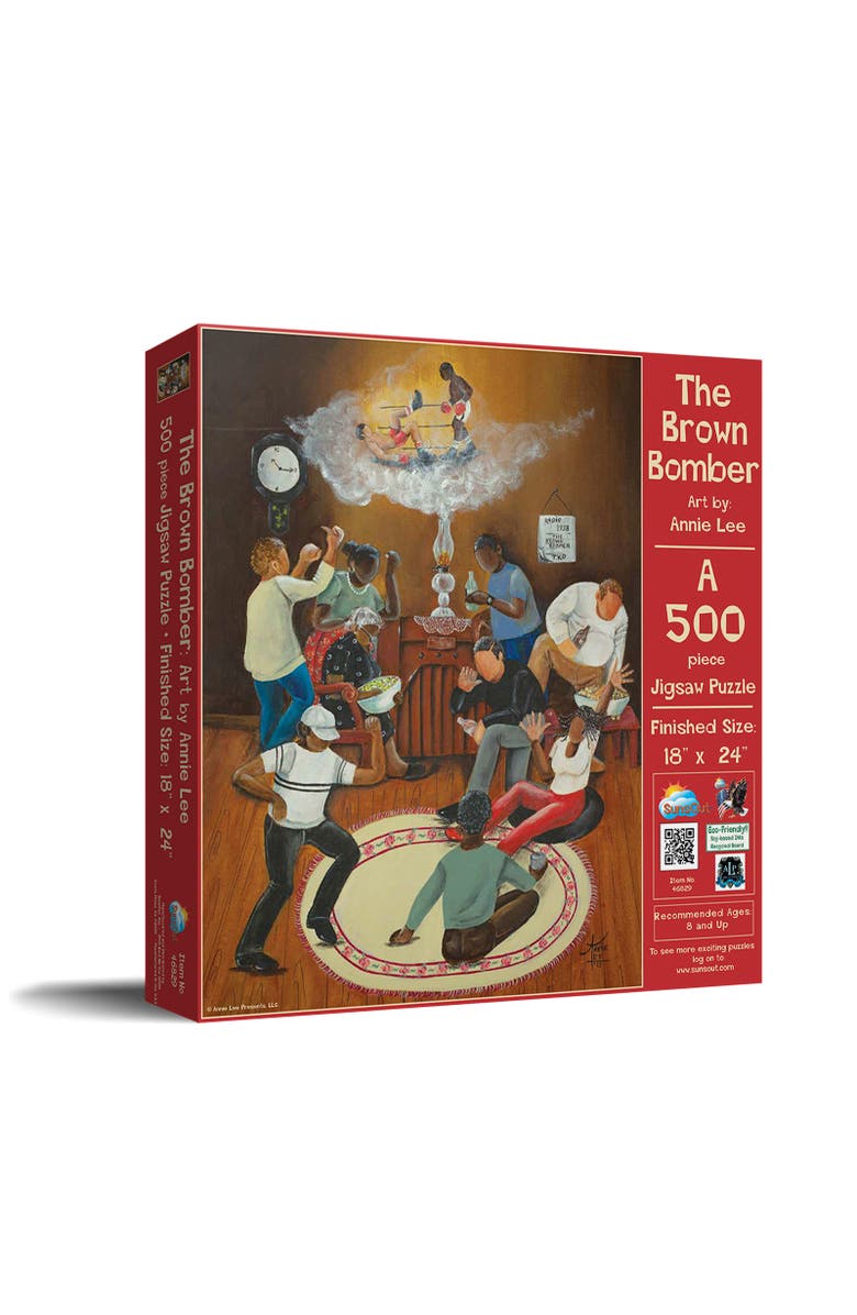 Sunsout The Brown Bomber 500 piece Jigsaw Puzzle for Adults, Main, color, Multicolor