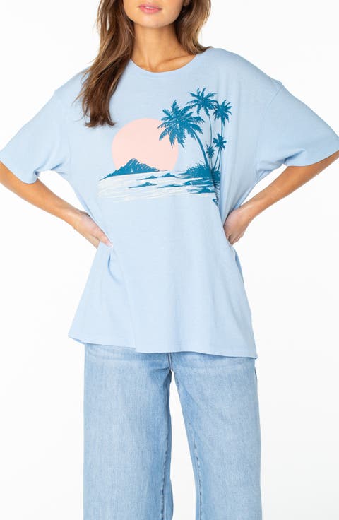 Classic Scene Oversize Cotton Graphic T-Shirt