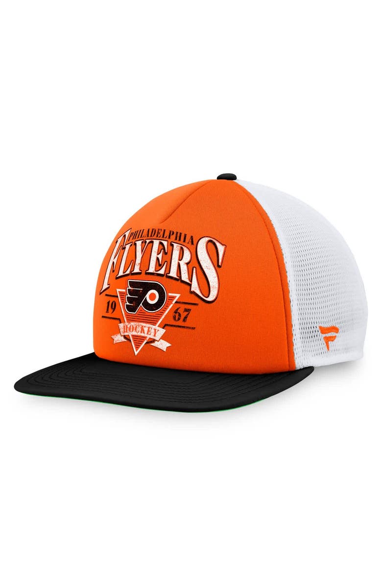 FANATICS Men's Fanatics  Orange Philadelphia Flyers Classic Foam Adjustable Trucker Hat, Main, color, Orange