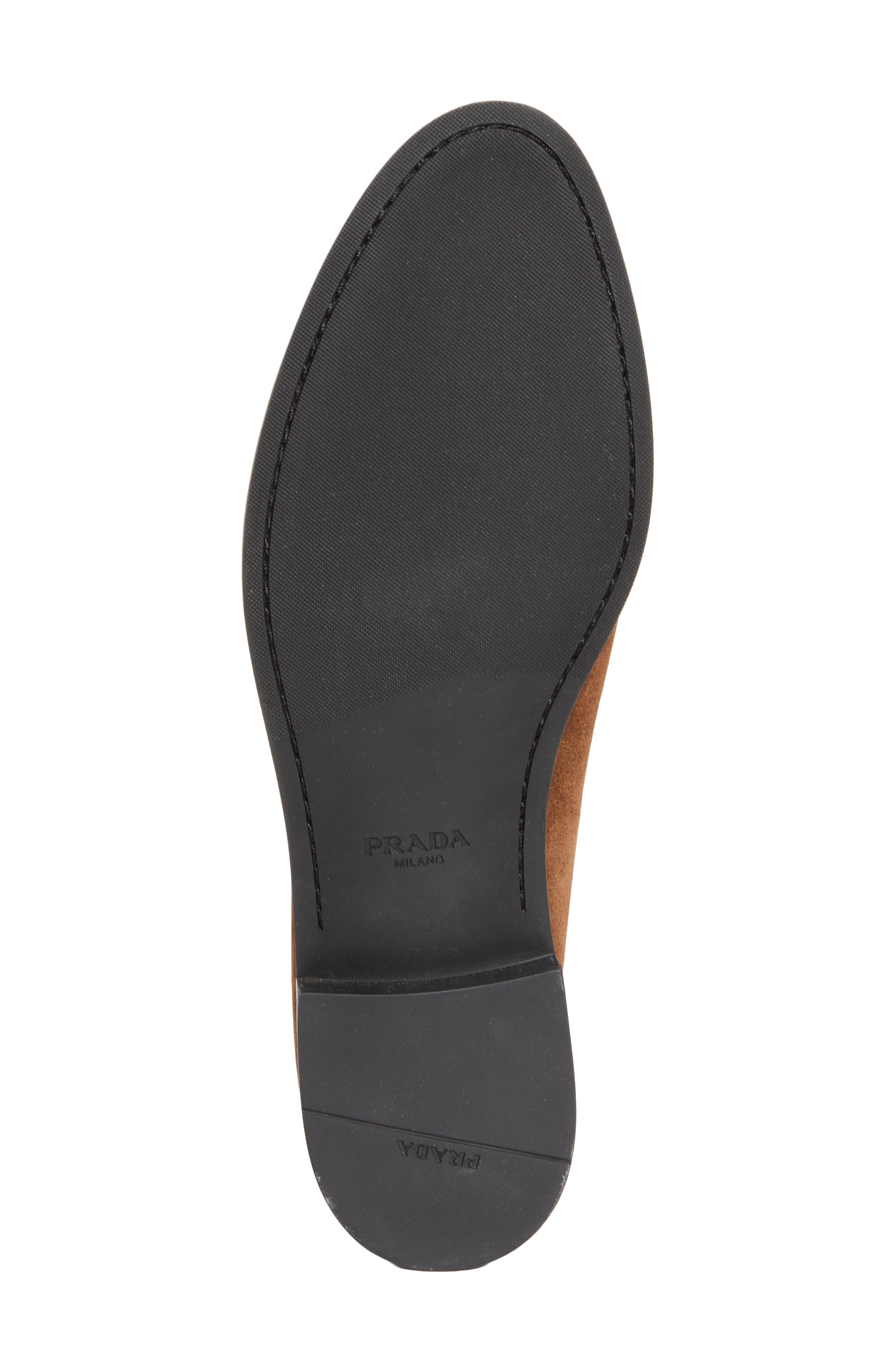 PRADA Moc ?SALE Prada Moc Toe Suede Loafer (Women) | Nordstromrack main image 3