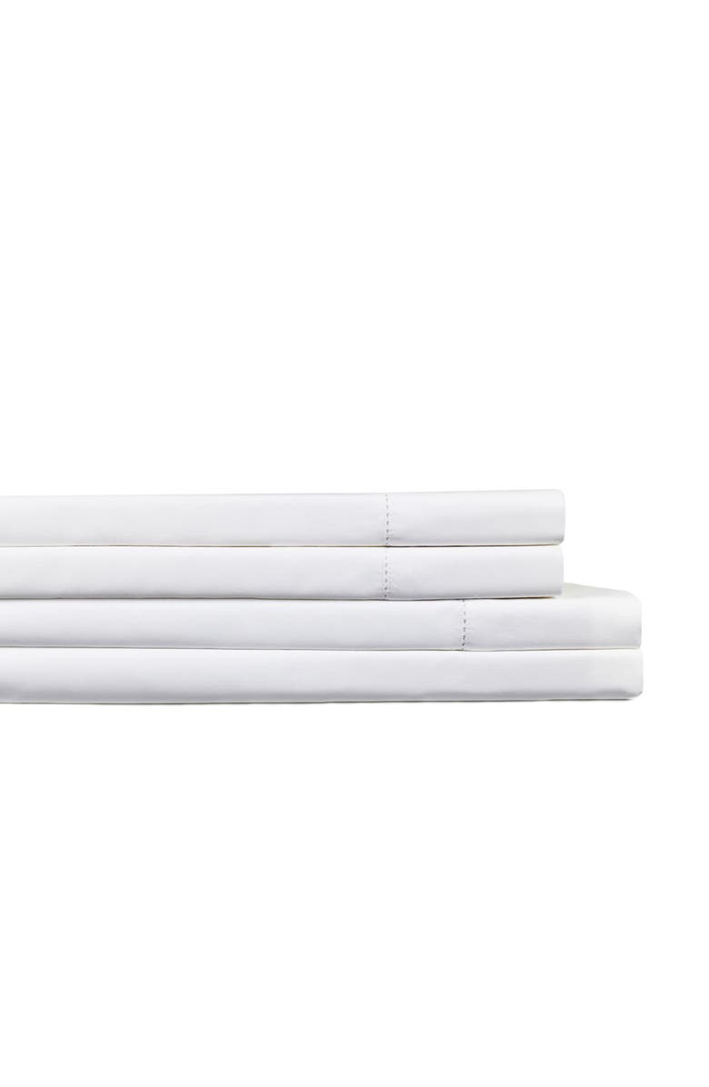 MELANGE HOME 500 Thread Count 100% Egyptian Cotton Sheet Set, Main, color, White
