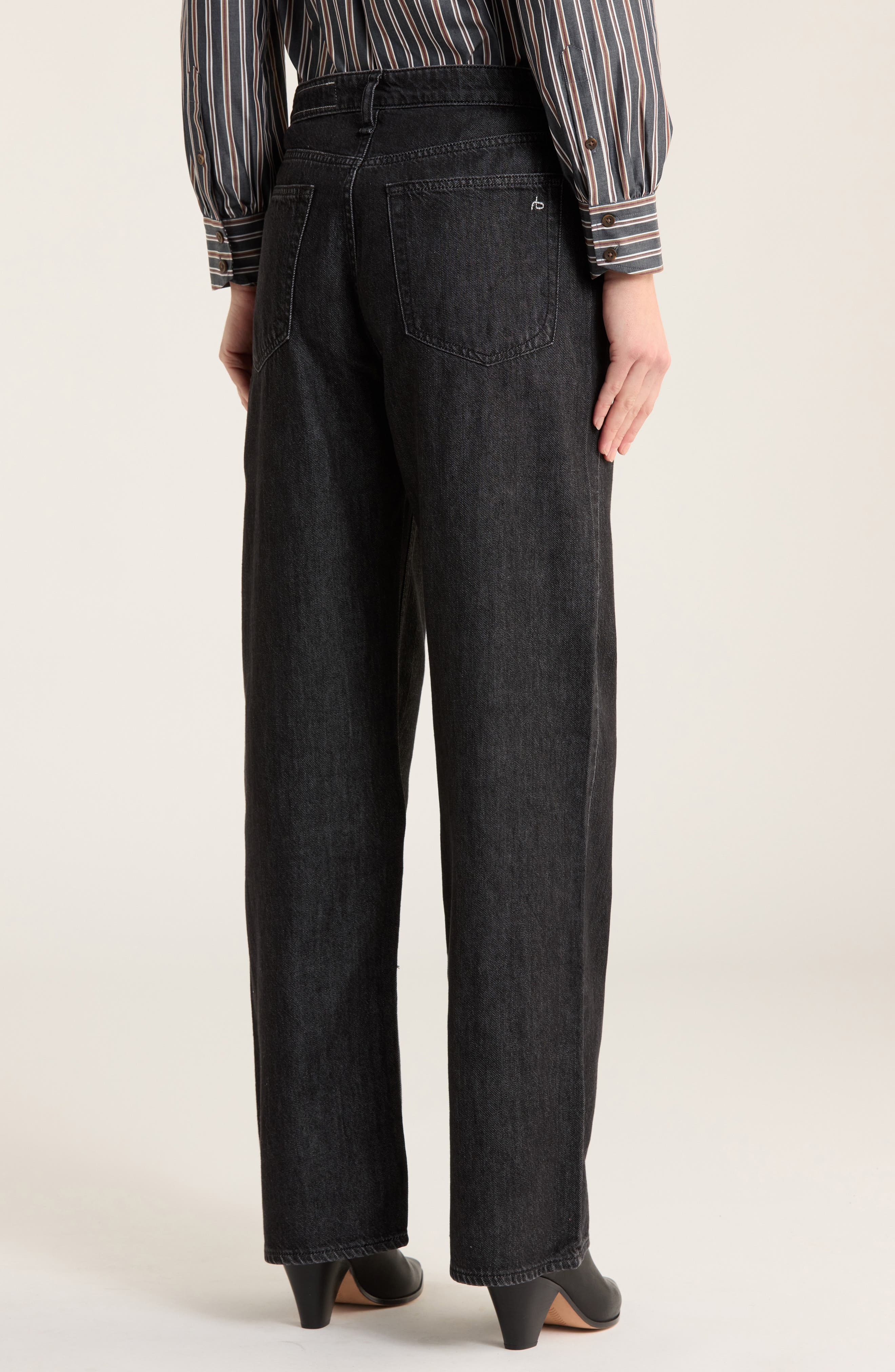 Lori Mid Rise Wide Leg Jeans - image 2