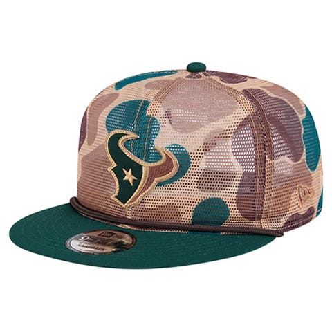 Men
s New Era Camo Houston Texans Duck Camo 9FIFTY Snapback Hat