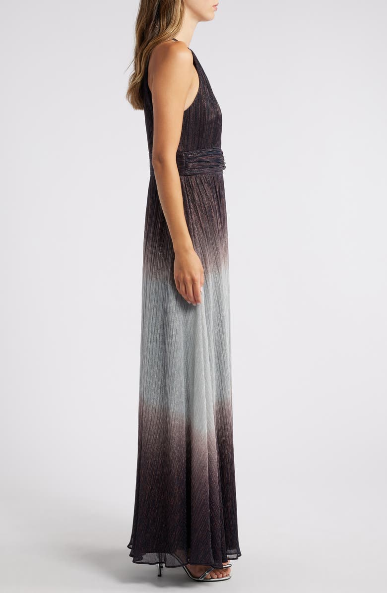 Alex Evenings Metallic Ombré Gown, Alternate, color, 