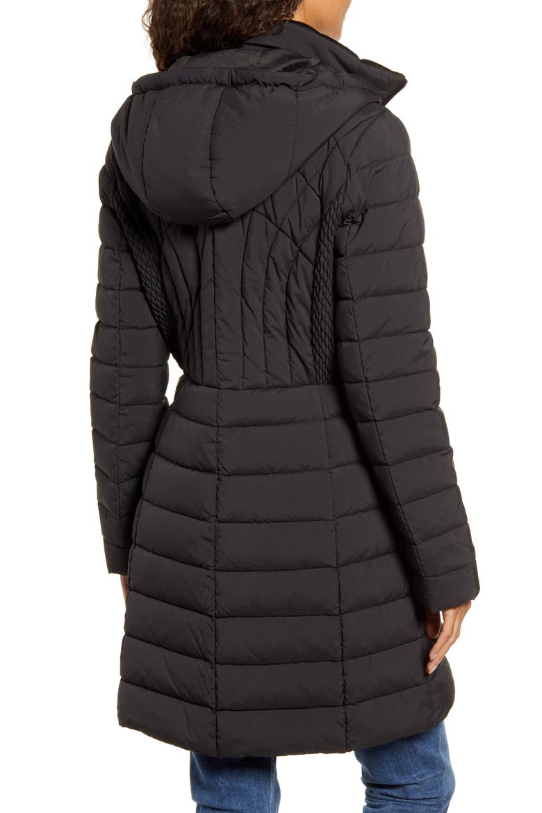 Down & PrimaLoft® Walker Jacket, Alternate, color, BLACK