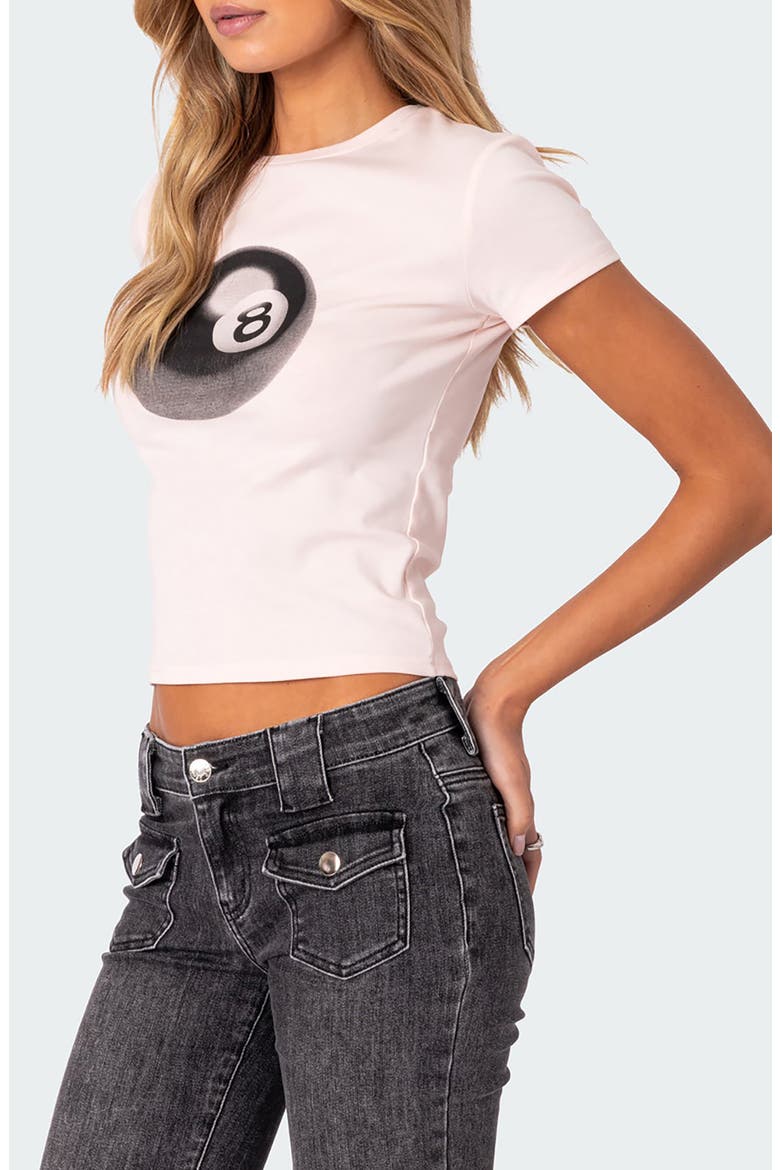 Magic 8 Ball Graphic T-Shirt, Alternate, color, LIGHT-PINK