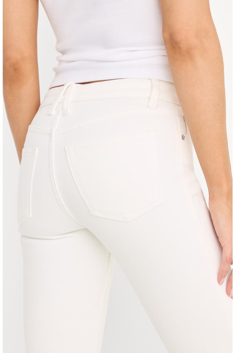 Good Low Rise Bootcut Jeans, Alternate, color, WHITE001