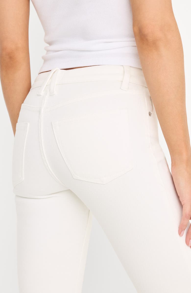 Good American Good Low Rise Bootcut Jeans, Alternate, color, White001