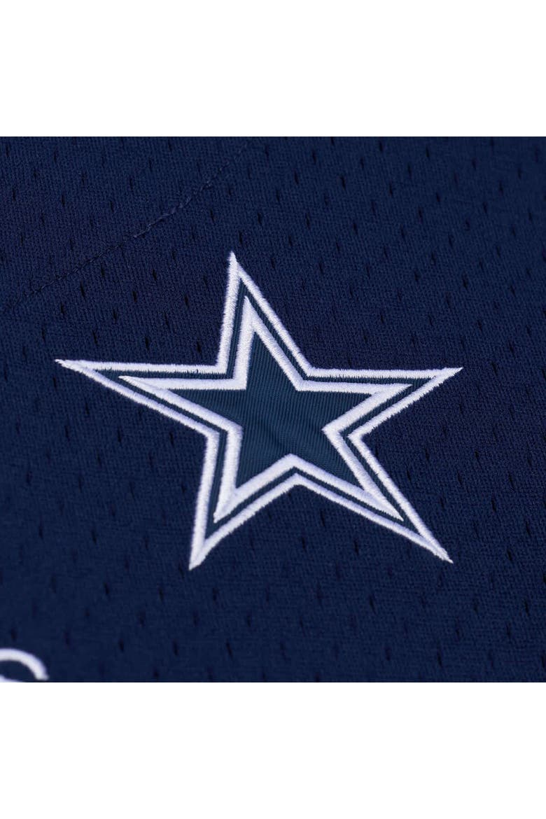 Men's Mitchell & Ness Navy Dallas Cowboys Head Coach Mesh Full-Button Fashion Jersey, Alternate, color, Navy