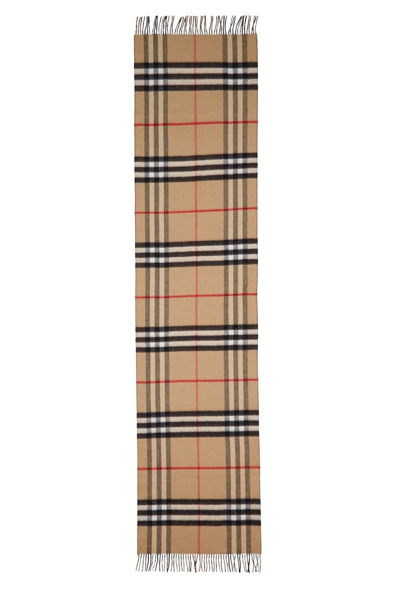 Cashmere Scarf, Main, color, BLACK