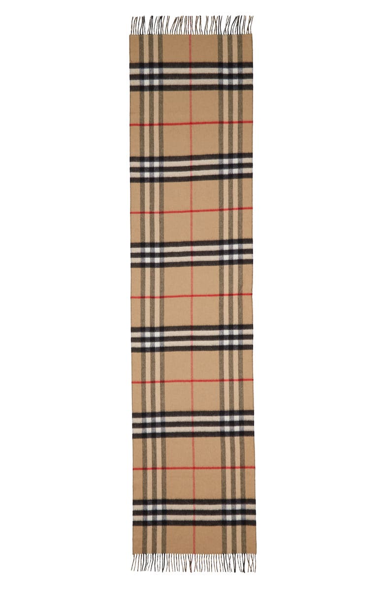 Burberry Cashmere Scarf, Main, color, 