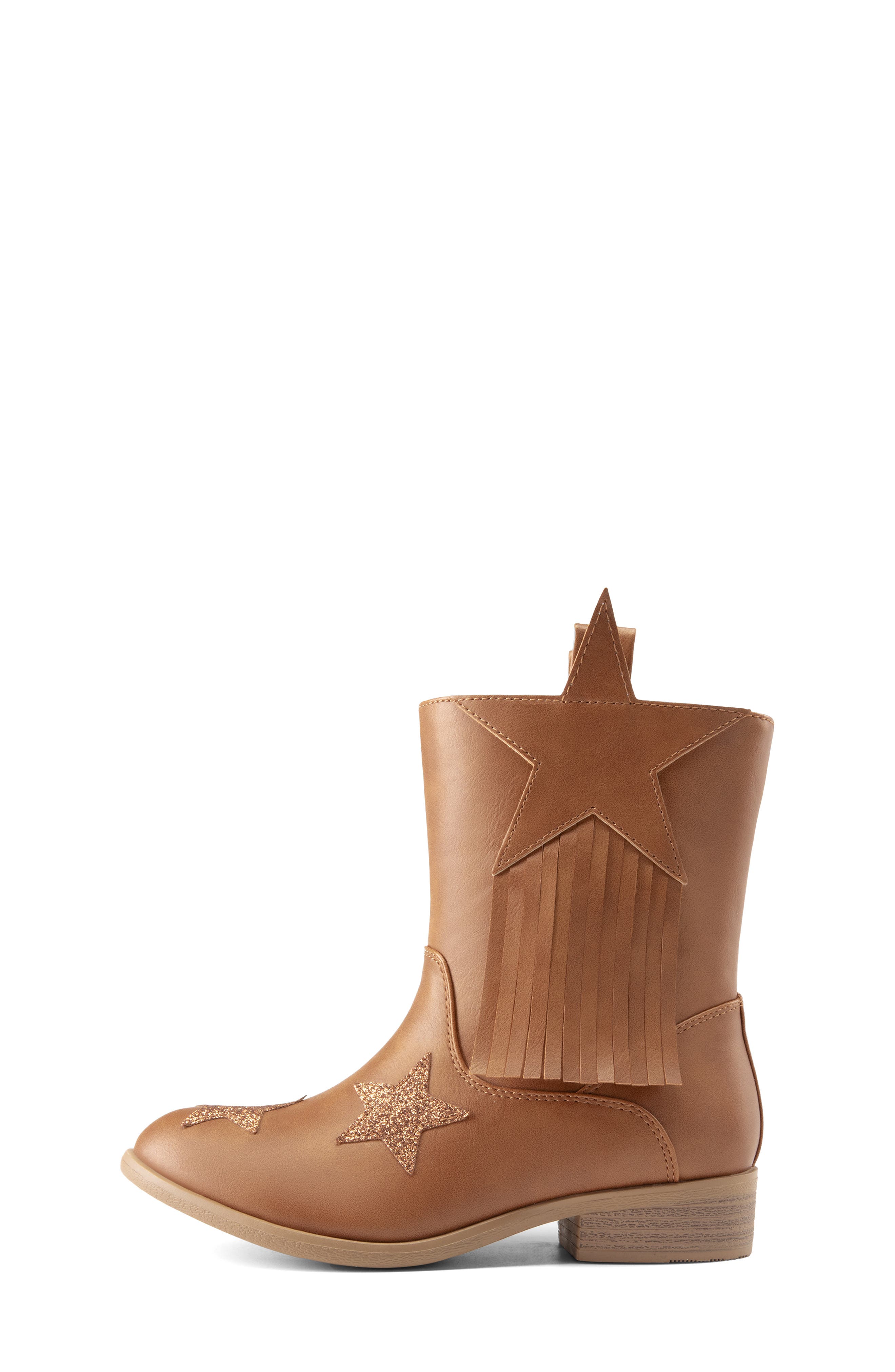 DREAM PAIRS Kids' Western Boot, Alternate, color, Camel
