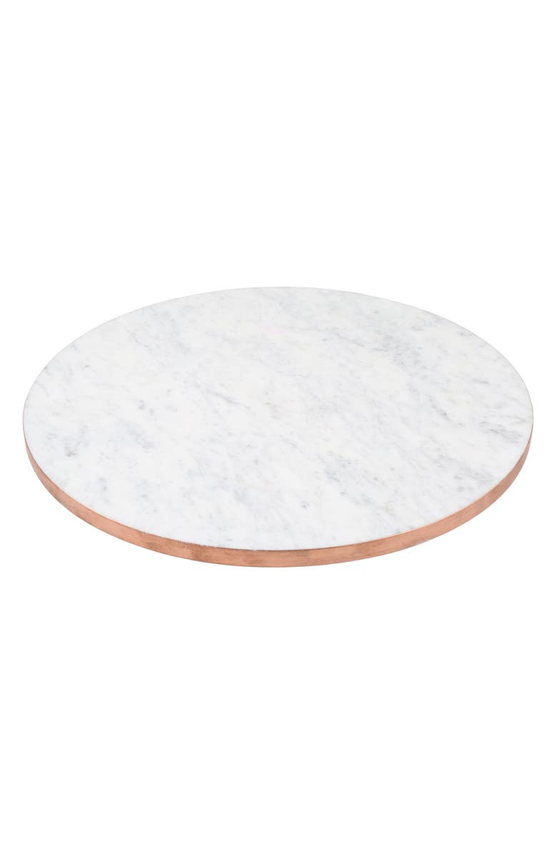 Thirstystone Copper Edge Marble Lazy Susan, Main, color,