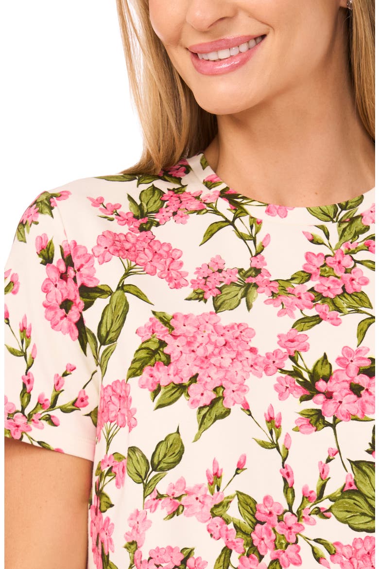 Willow Floral Jersey T-Shirt, Alternate, color, PINK DRINK