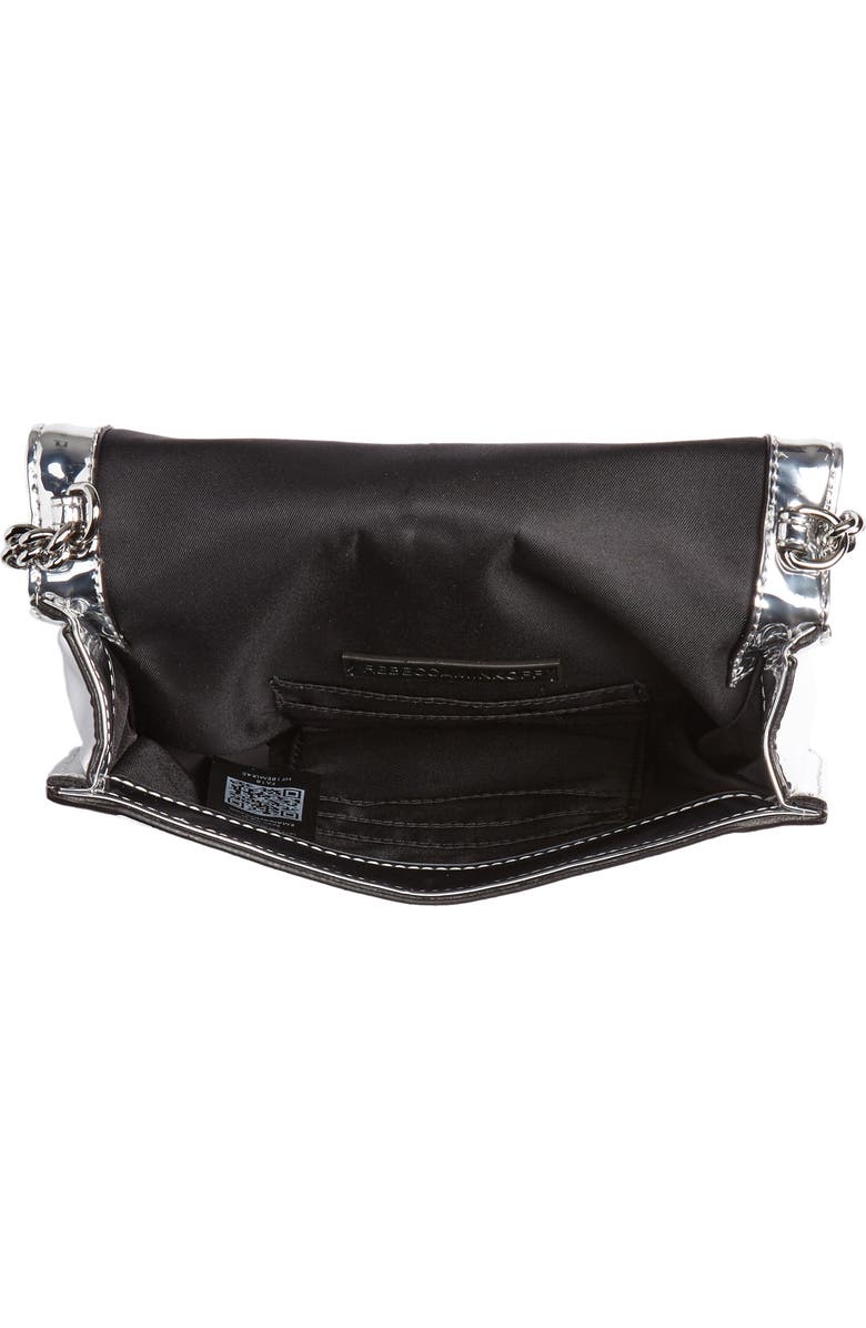 Rebecca Minkoff Small Love Quilted Metallic Crossbody, Alternate, color,