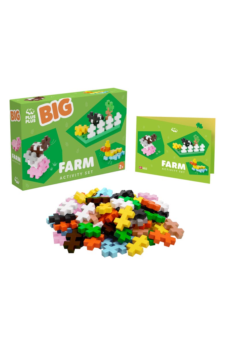 Plus-Plus USA BIG Farm Acitvity Set, Alternate, color, Multi