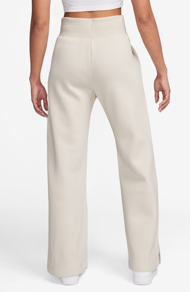Nike Phoenix High Waist Logo Fleece Sweatpants, Alternate, color, 