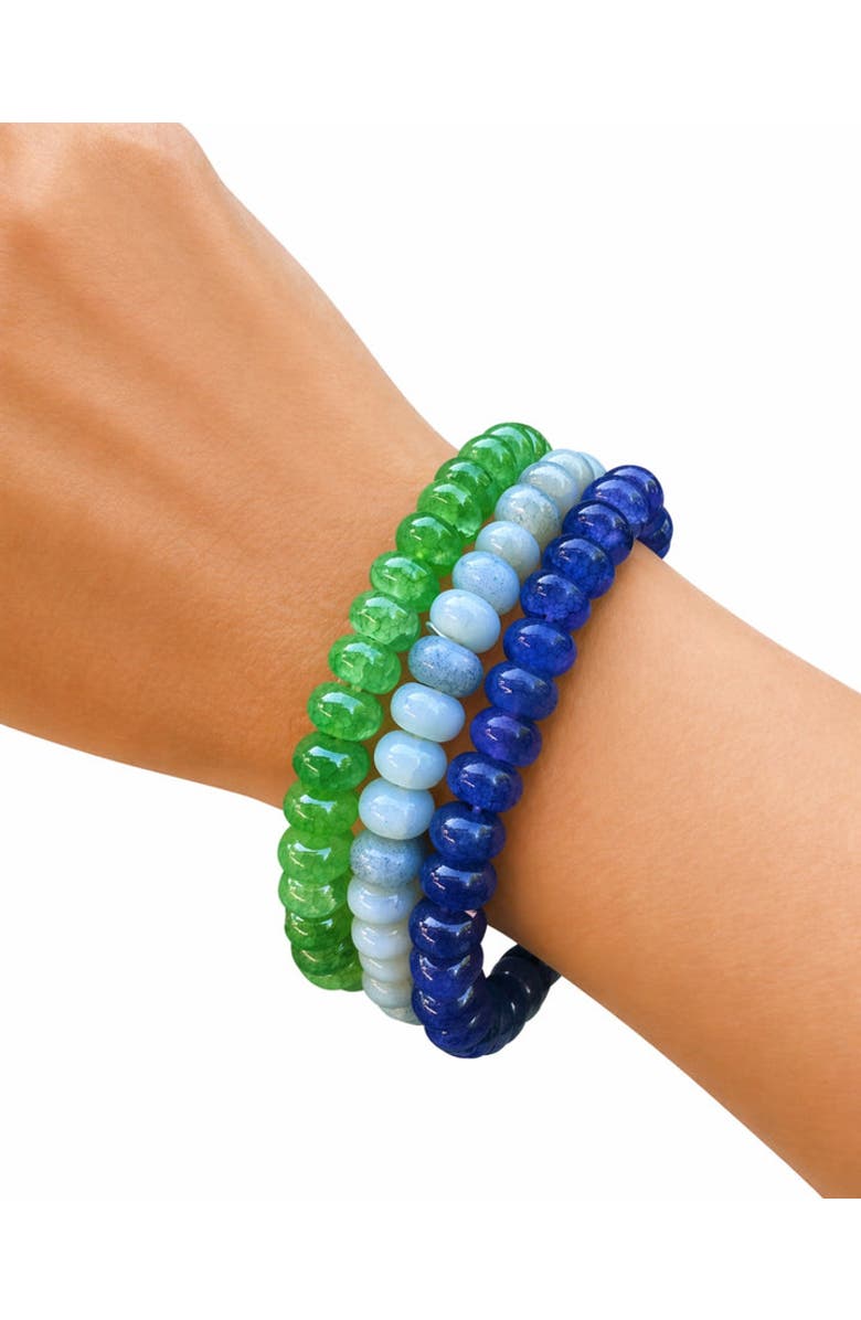 Erin McDermott Jewelry Emerald Tide Stack, Main, color, Bue-Green