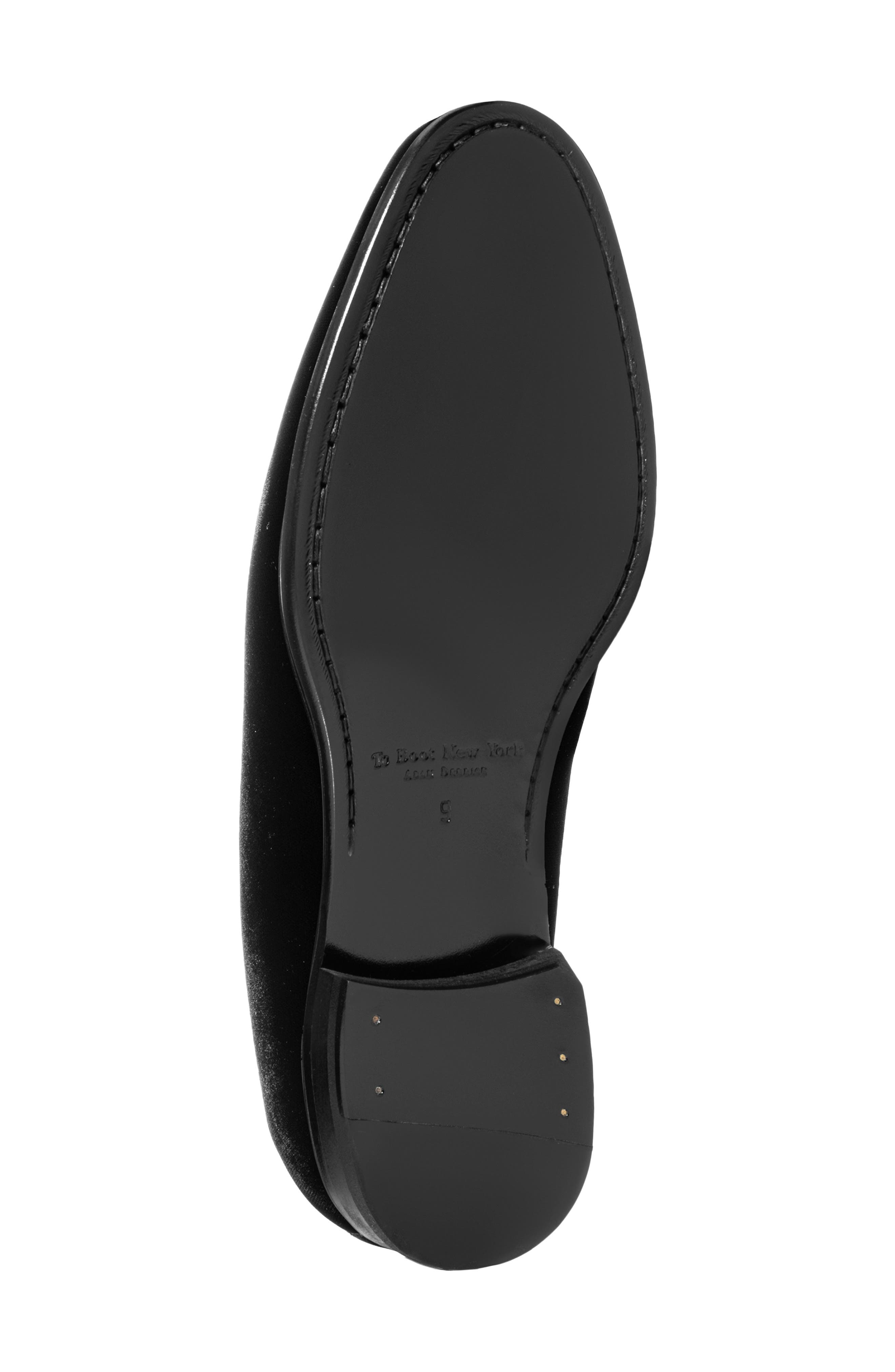 TO BOOT NEW YORK Wesley Smoking Shoe, Alternate, color, Black Velvet