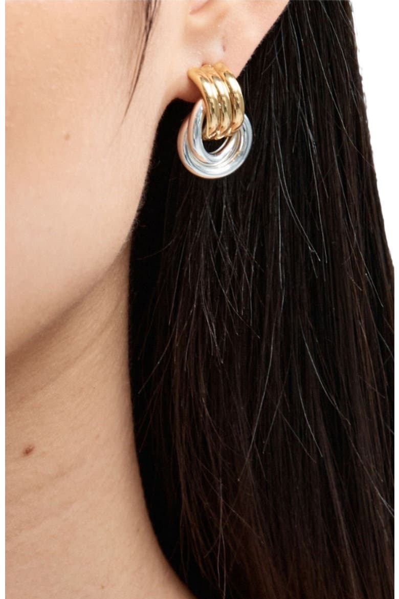 Baby Knot Earrings, Alternate, color, Mixed