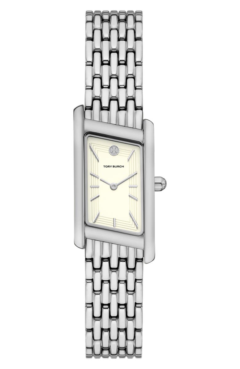 Tory Burch The Eleanor Angled Bracelet Watch, 37mm, Main, color,