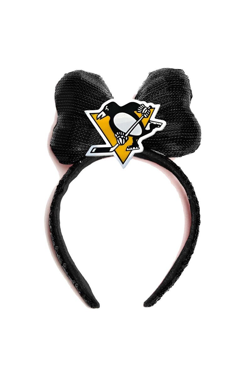 CUCE Pittsburgh Penguins Logo Headband, Main, color, 