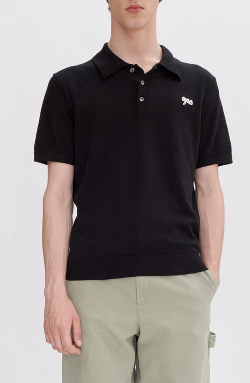 A.P.C. Gregorio Cotton Polo in Lzz Black  product