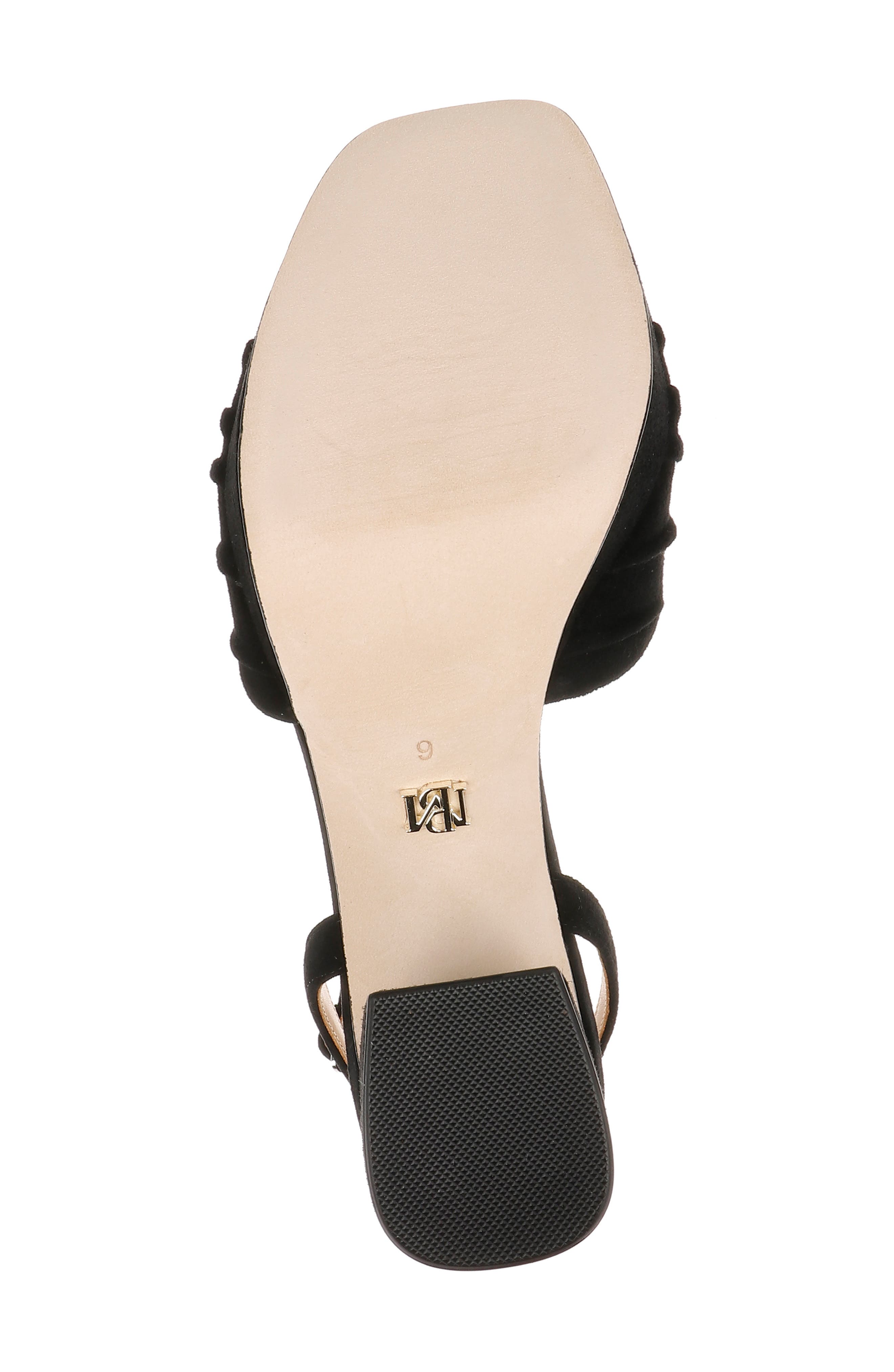 Badgley Mischka Collection Veda Ankle Strap Platform Sandal, Alternate, color, Black Suede