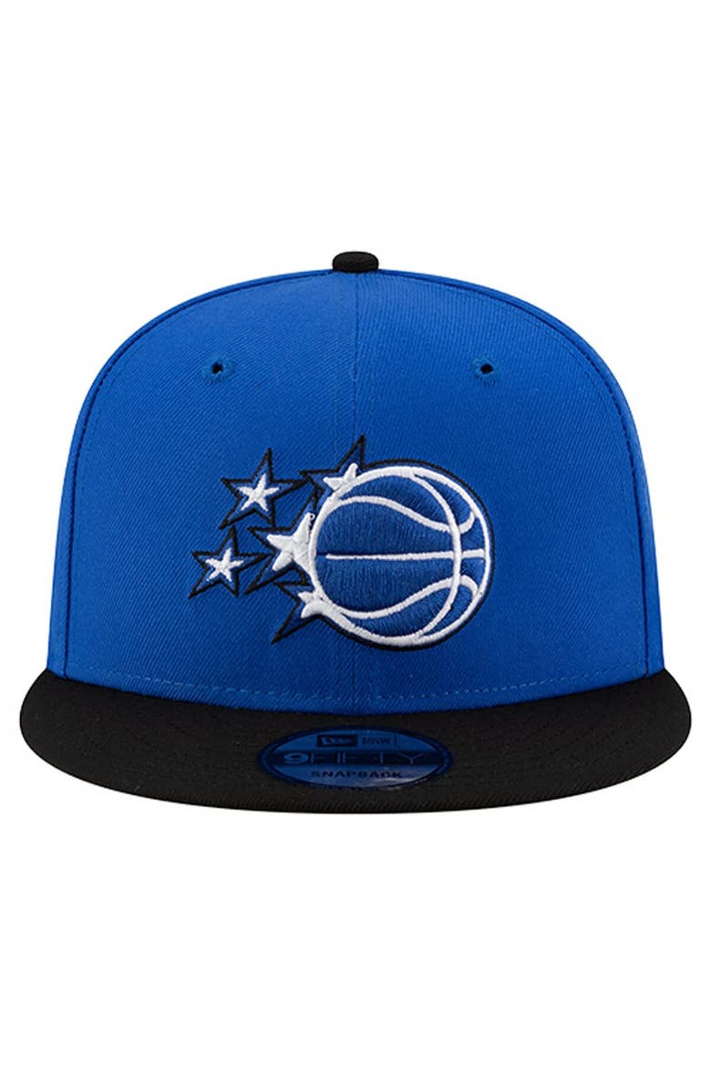 Men's New Era Blue/Black Orlando Magic Two-Tone 9FIFTY Snapback Hat, Alternate, color, Blue