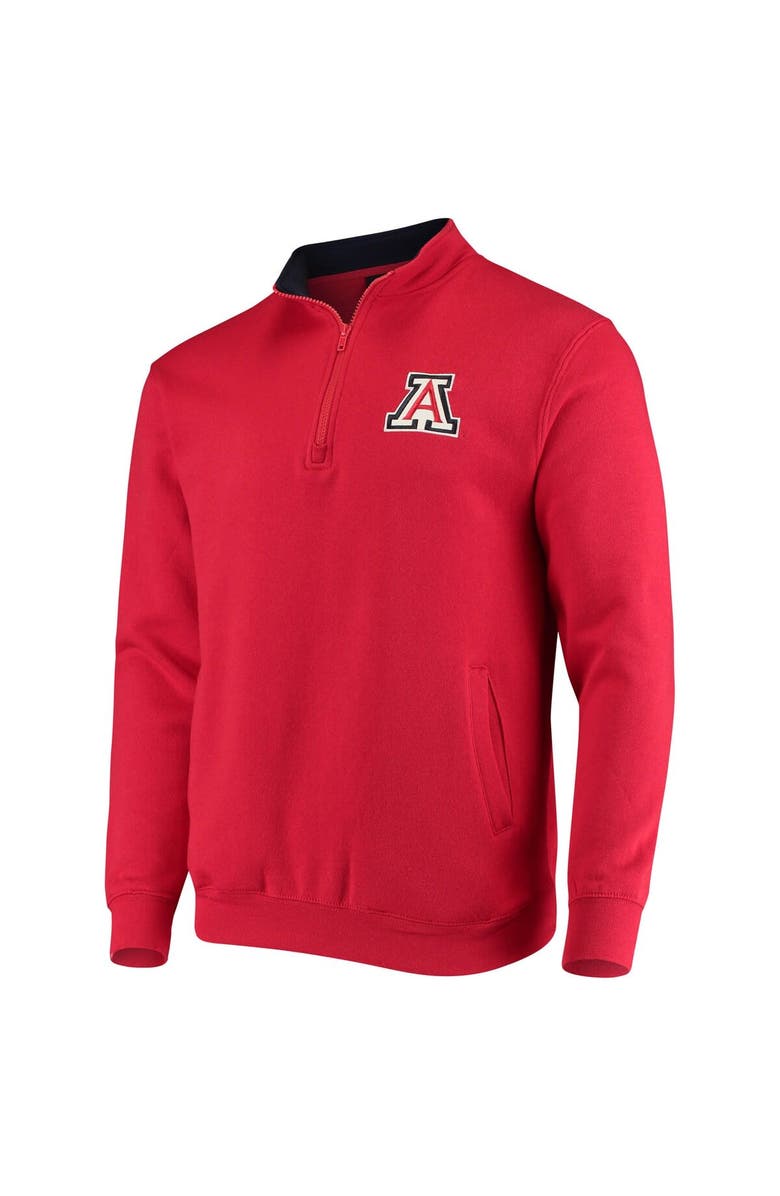 COLOSSEUM Men's Colosseum Red Arizona Wildcats Tortugas Logo Quarter-Zip Jacket, Alternate, color, Red