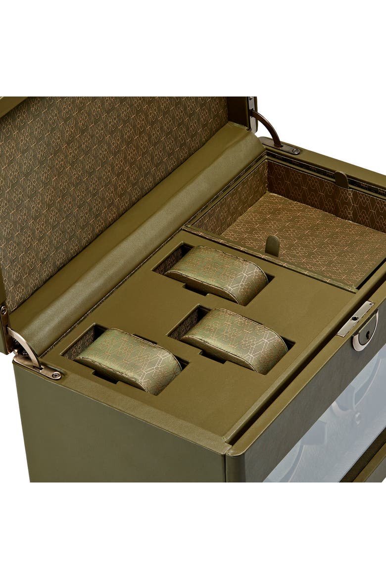 Earth Double Watch Winder, Alternate, color, Olive