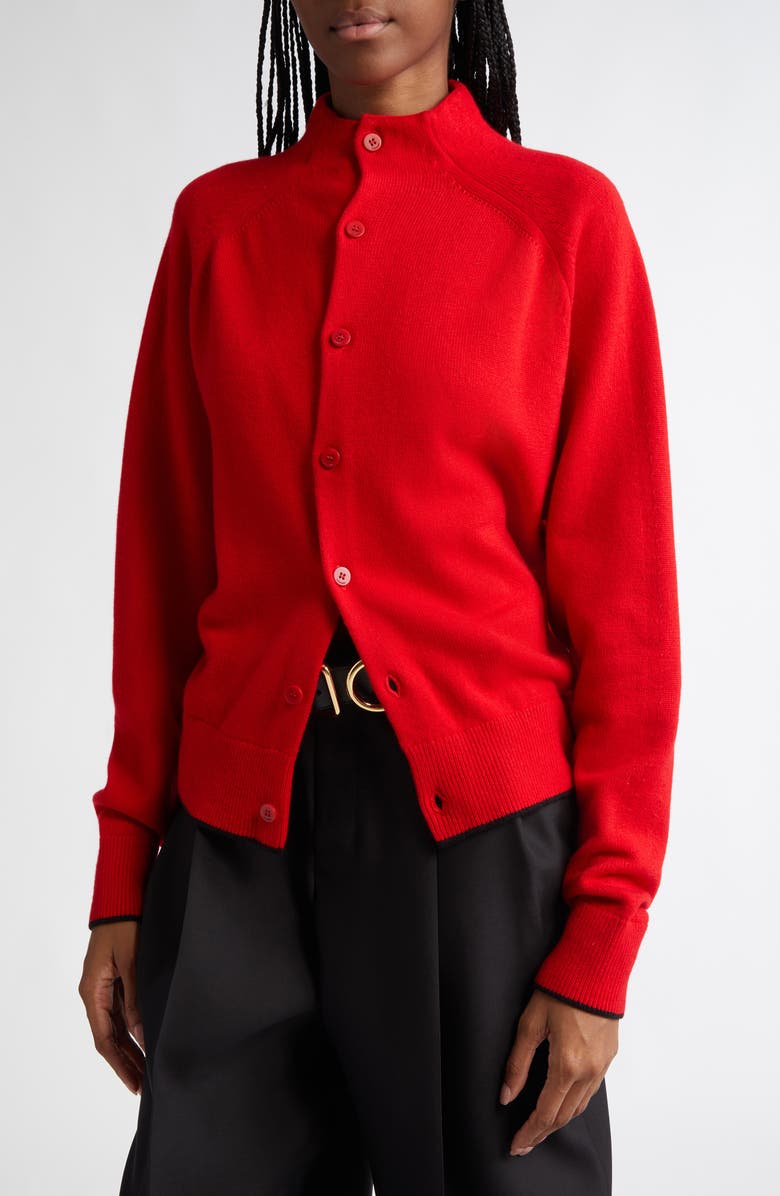 Jacquemus Le Cardigan Cashmere Cardigan, Alternate, color, Red